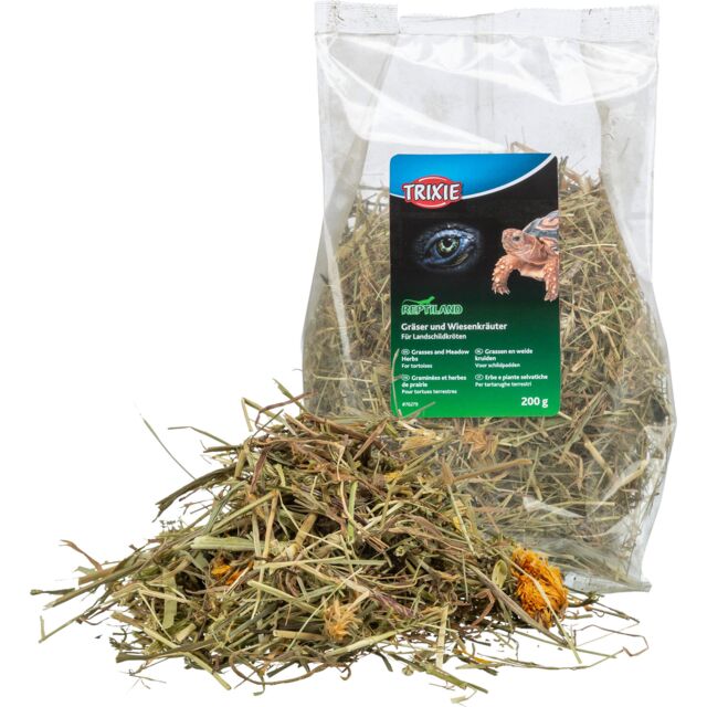 Graminées et herbes de prairie pour tortues, 6x200g