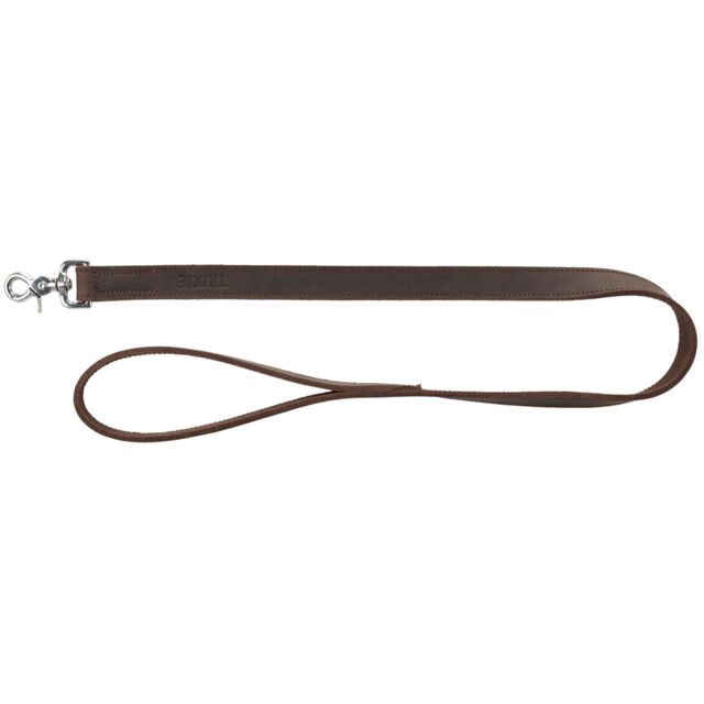 Rustic Laisse en cuir gras