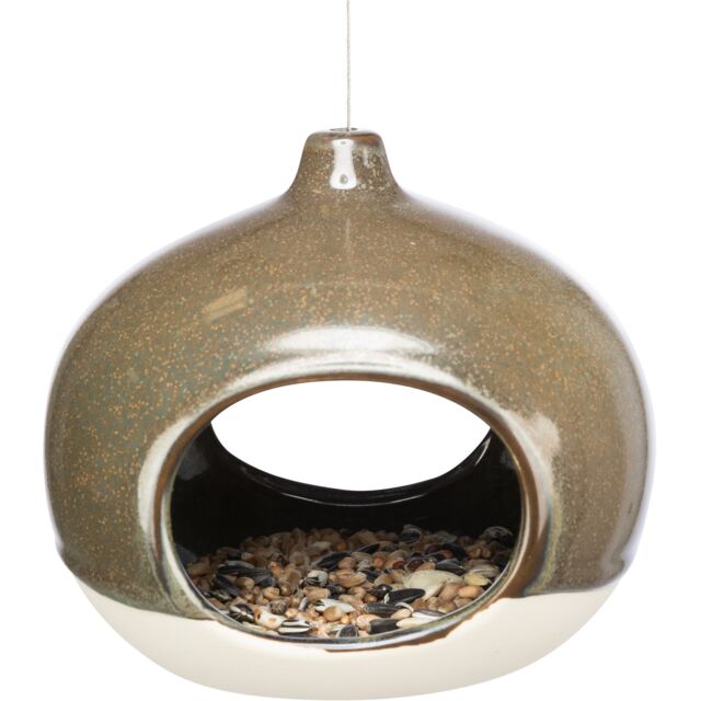 Mangeoire pour oiseaux en céramique