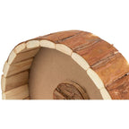 Roue d'exercice en bois d'écorce