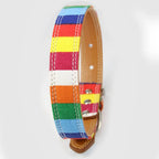 collier pour chien, cuir et tissu