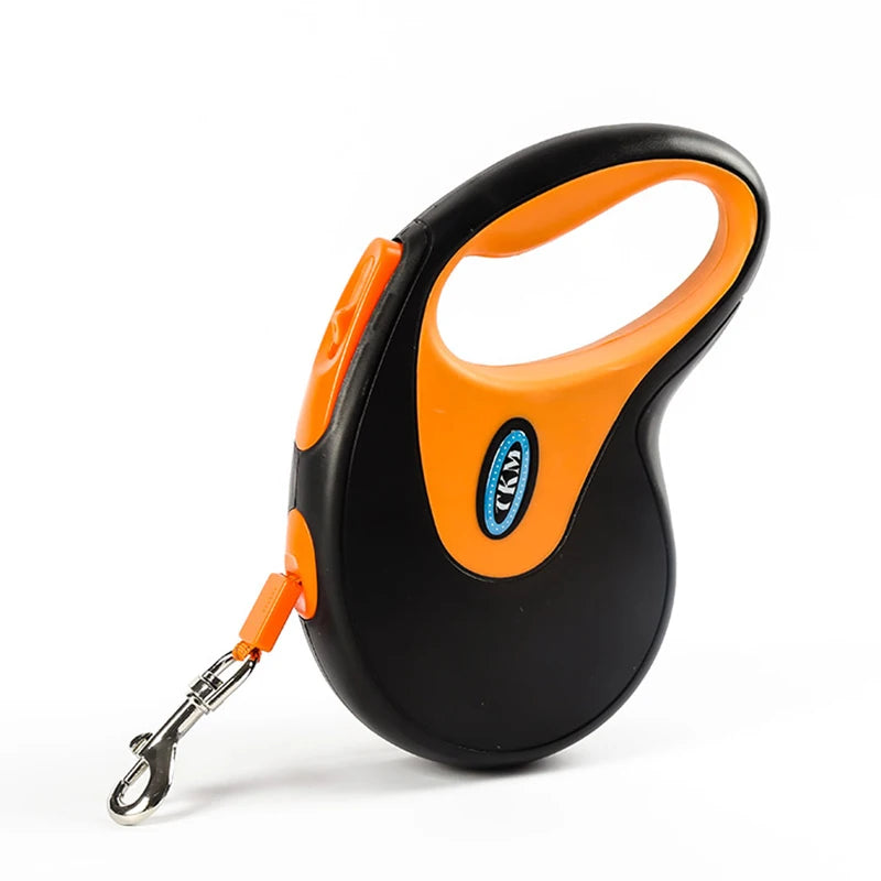Laisse rétractable avec enrouleur, pour chien