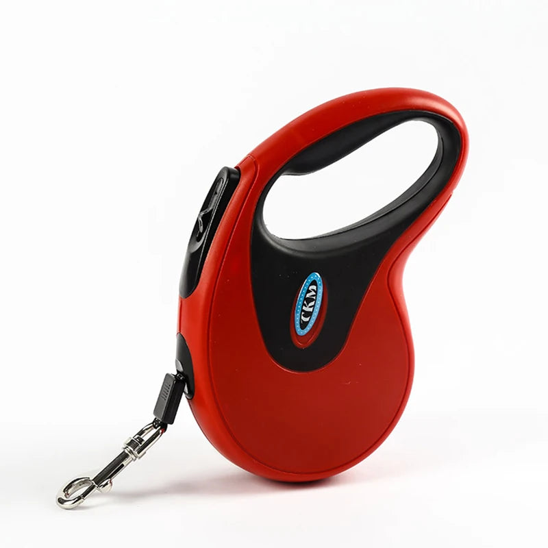 Laisse rétractable avec enrouleur, pour chien
