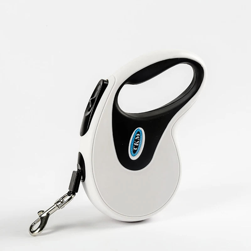 Laisse rétractable avec enrouleur, pour chien