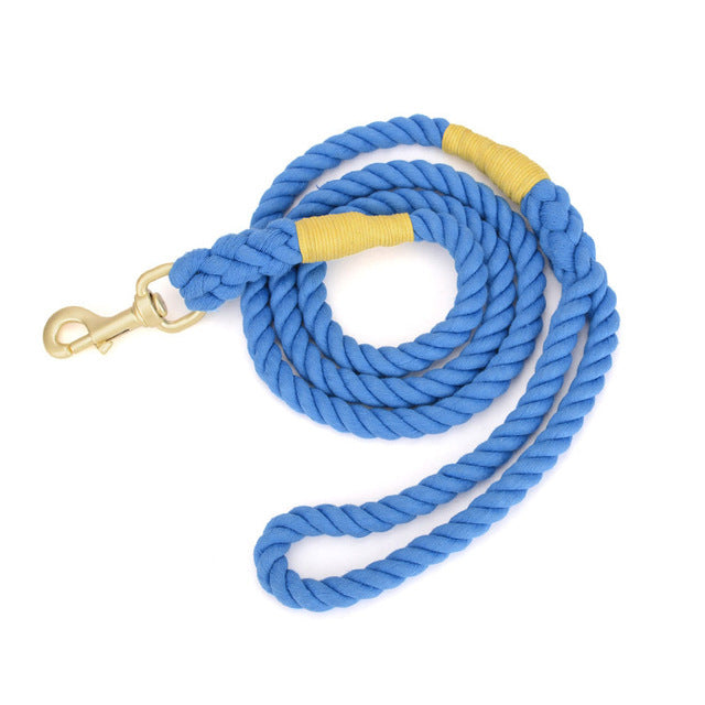 Laisse en corde tressé, pour chien