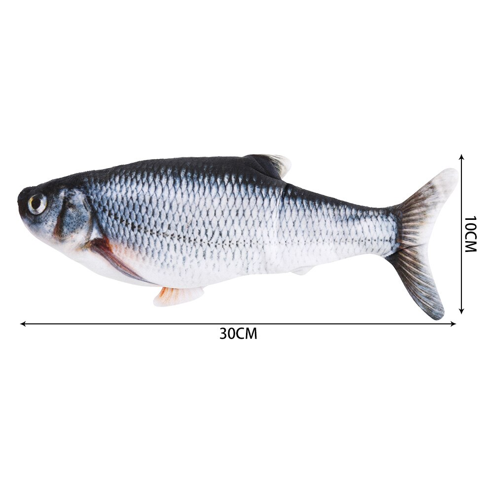 Jouet pour chat en forme de poisson