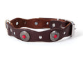 collier pour chien style rétro avec inserts