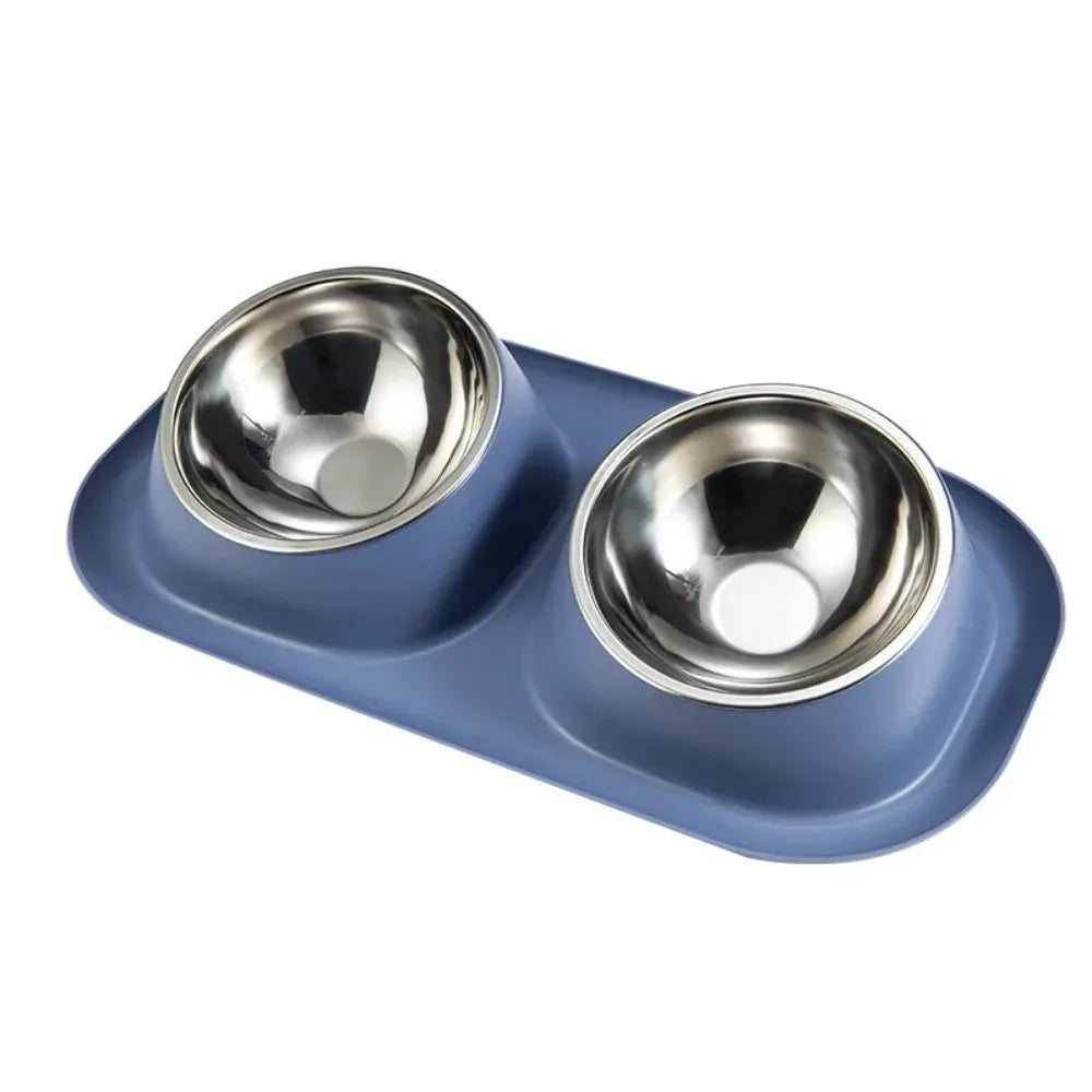 Support double gamelles + 2 gamelles
