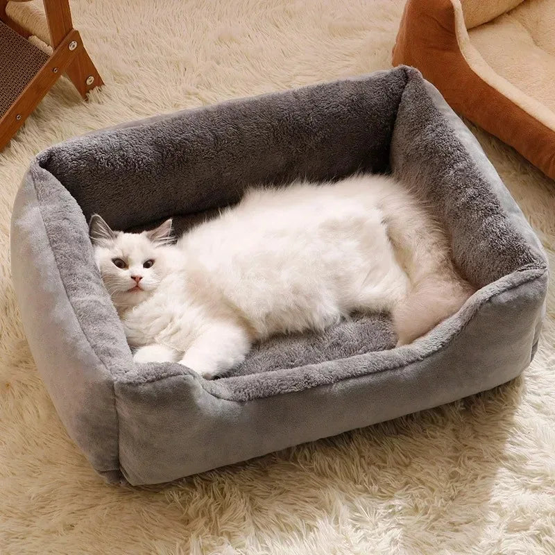 Panier rectangle basique chat