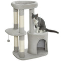 Arbre à chats 90 cm niche ronde