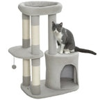 Arbre à chats 90 cm niche ronde