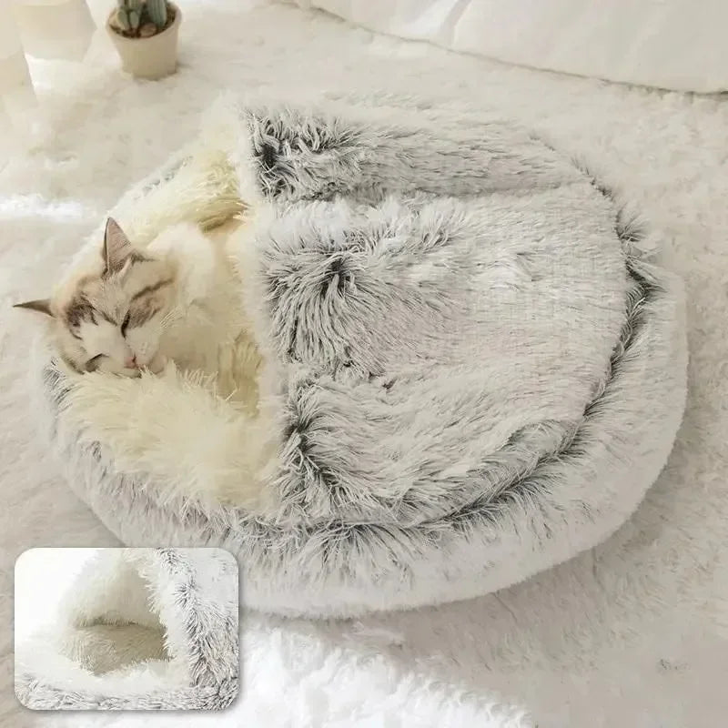 Coussin semi fermé pour chats