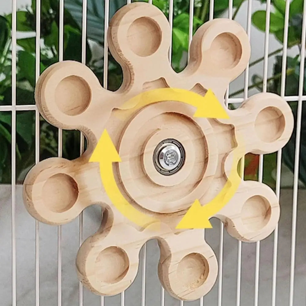 Roue à rongeur plate verticale