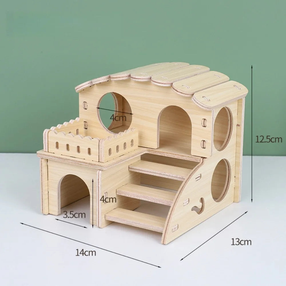 Jouets bois hamster