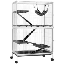 Cage blanche pour furet ou chinchilla