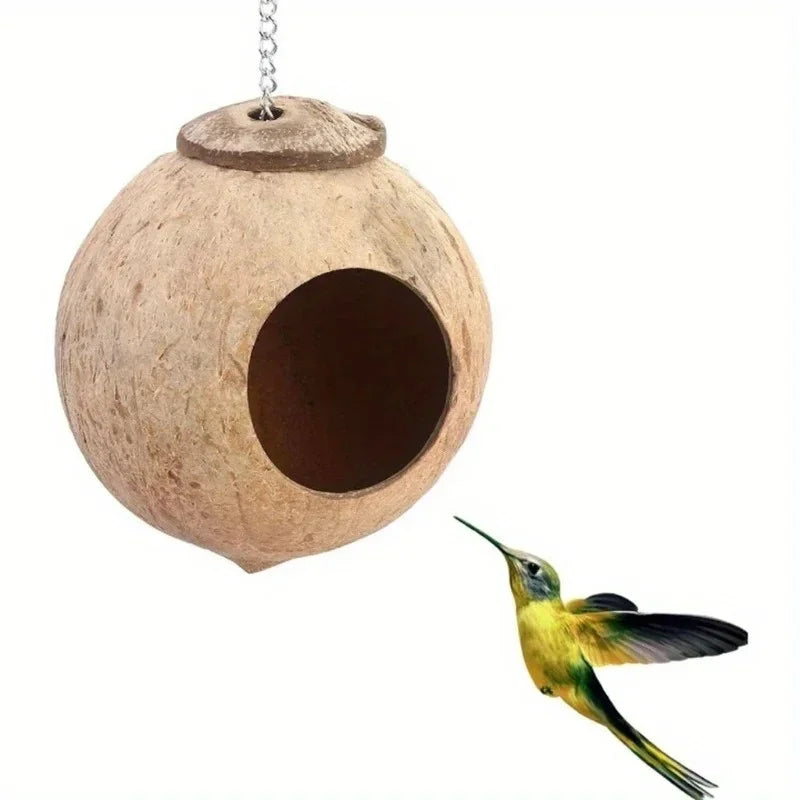 Nid d’oiseaux extérieur en coco