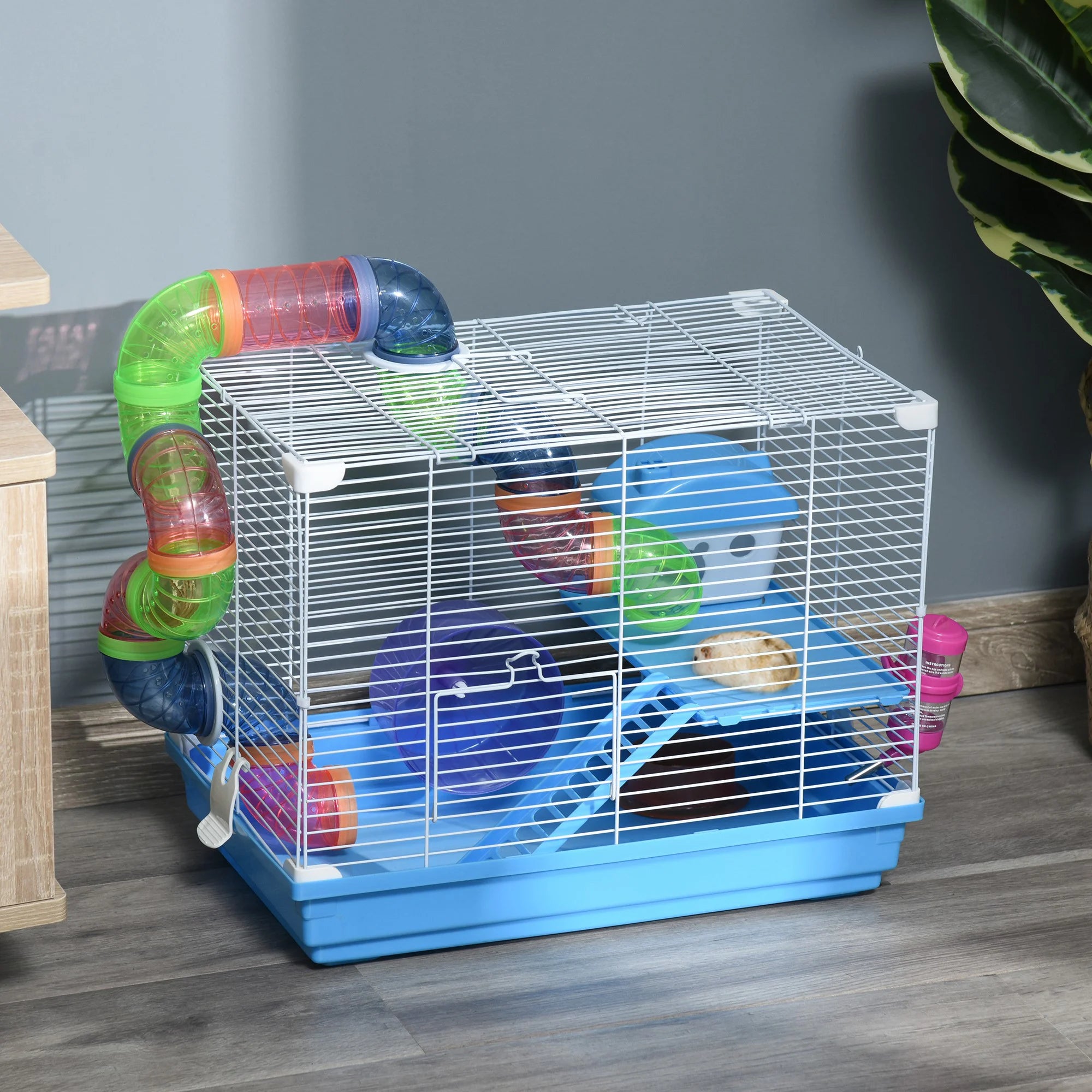 Petite cage équipée pour rongeur