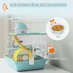 Petite cage équipée pour rongeur