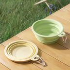 Gamelle pliante en silicone pour chien