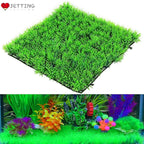 Plaque faux gazon aquarium