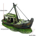Épave bateau sur socle