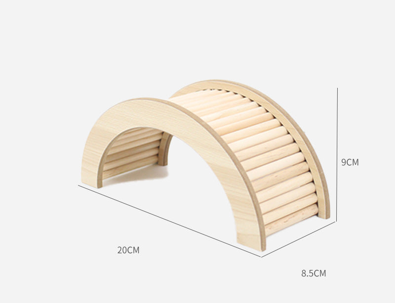 pont en bois hamster