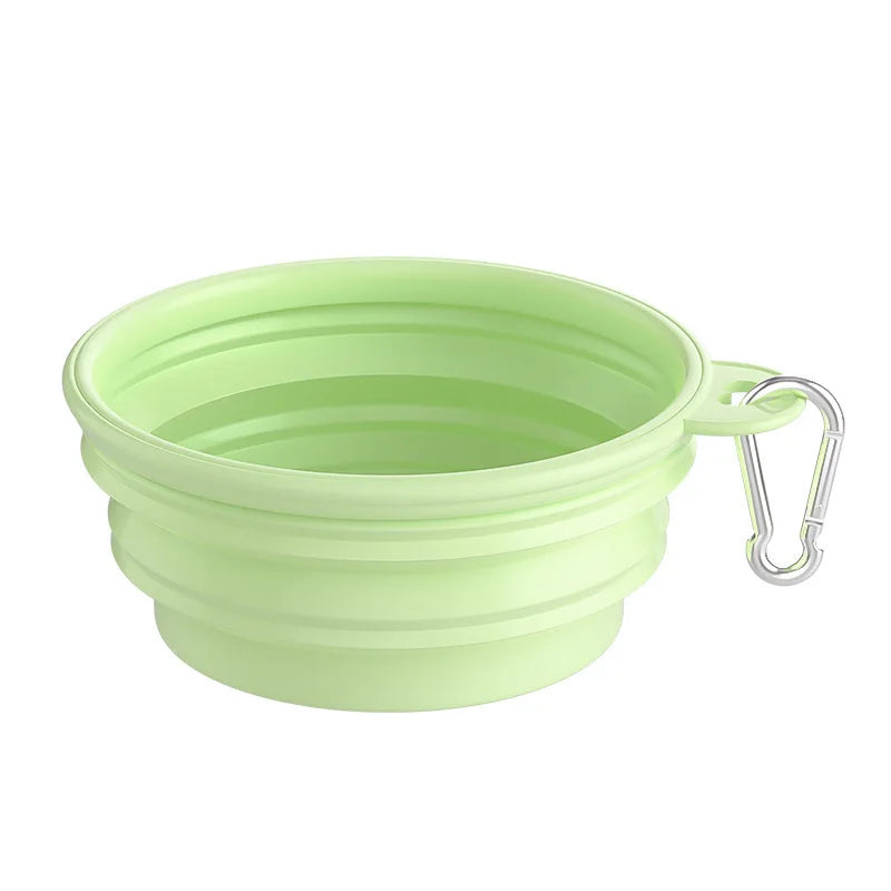 Gamelle pliante en silicone pour chien