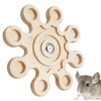 Roue à rongeur plate verticale