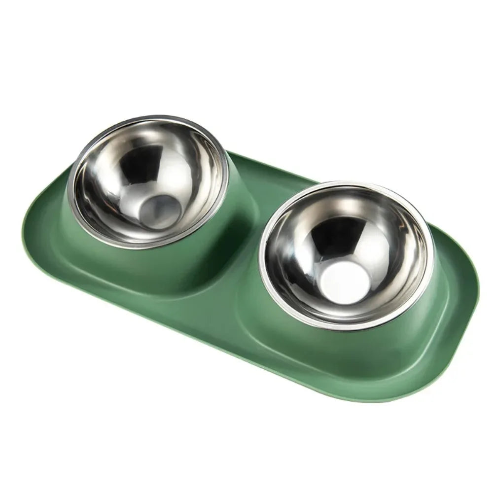 Support double gamelles + 2 gamelles