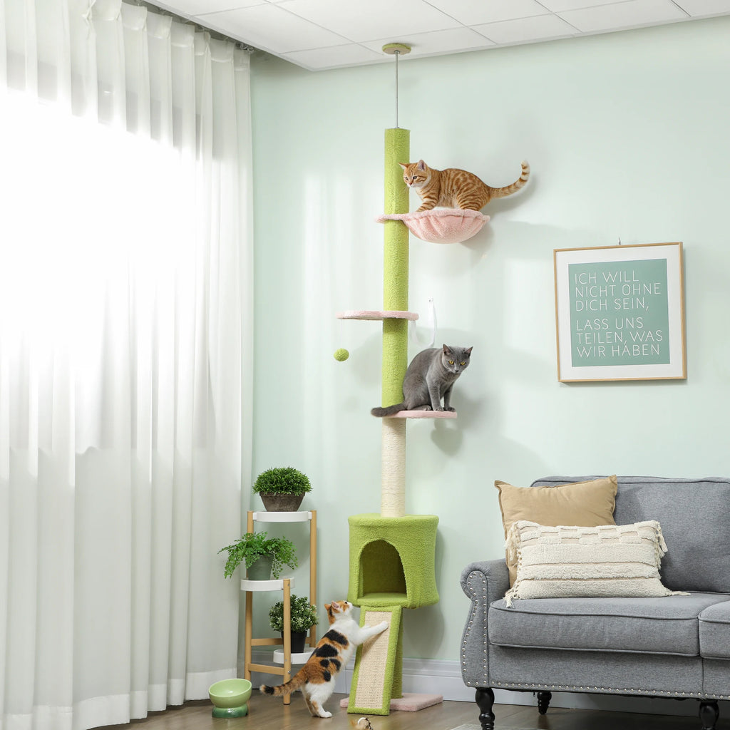 Arbre à chats réglable 220-240 cm