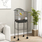 Cage sur support haut roulant