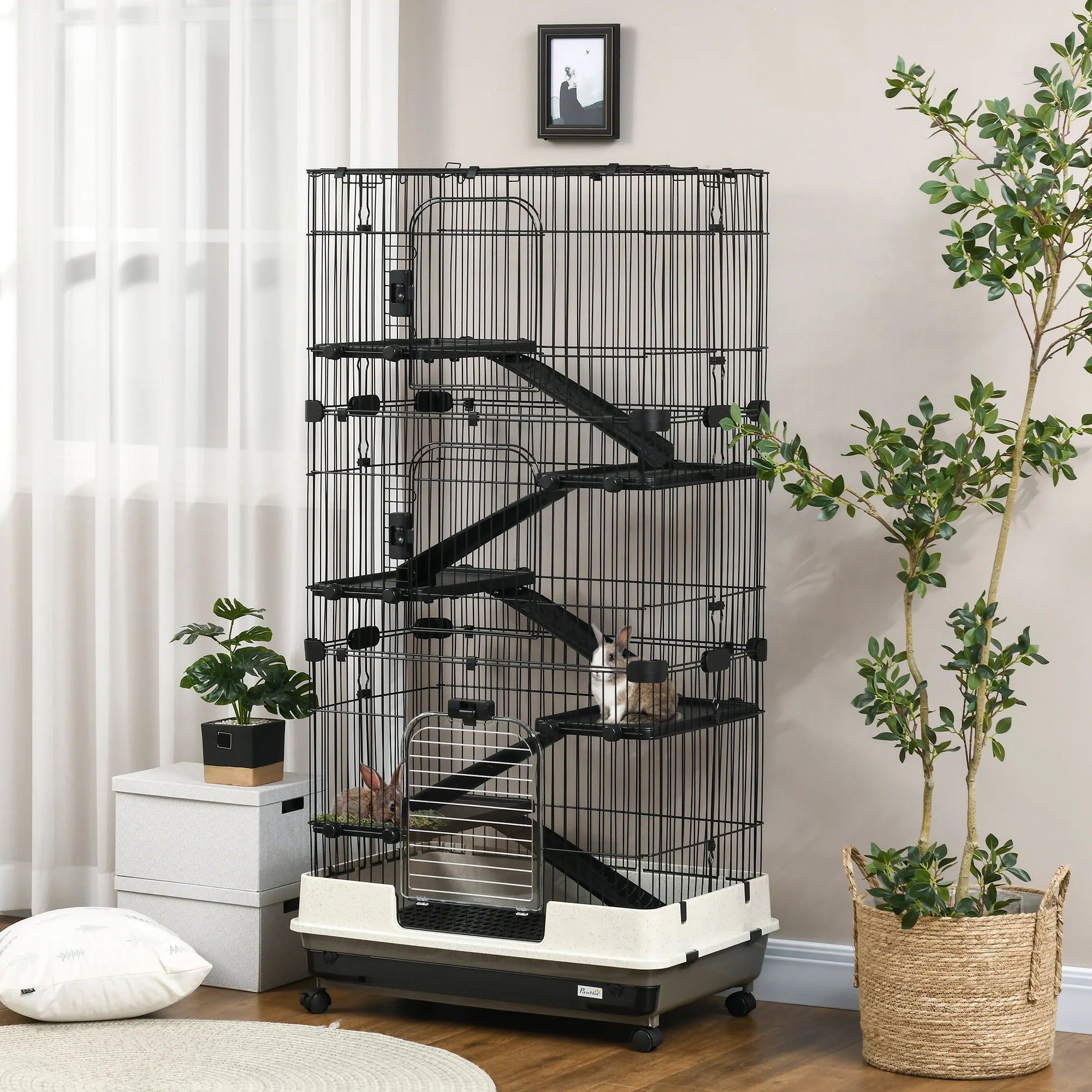Cage à furet chinchilla ou lapin haute