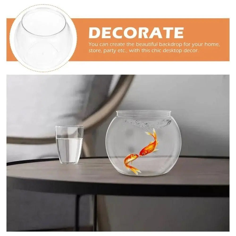 Bocal rond en plastique