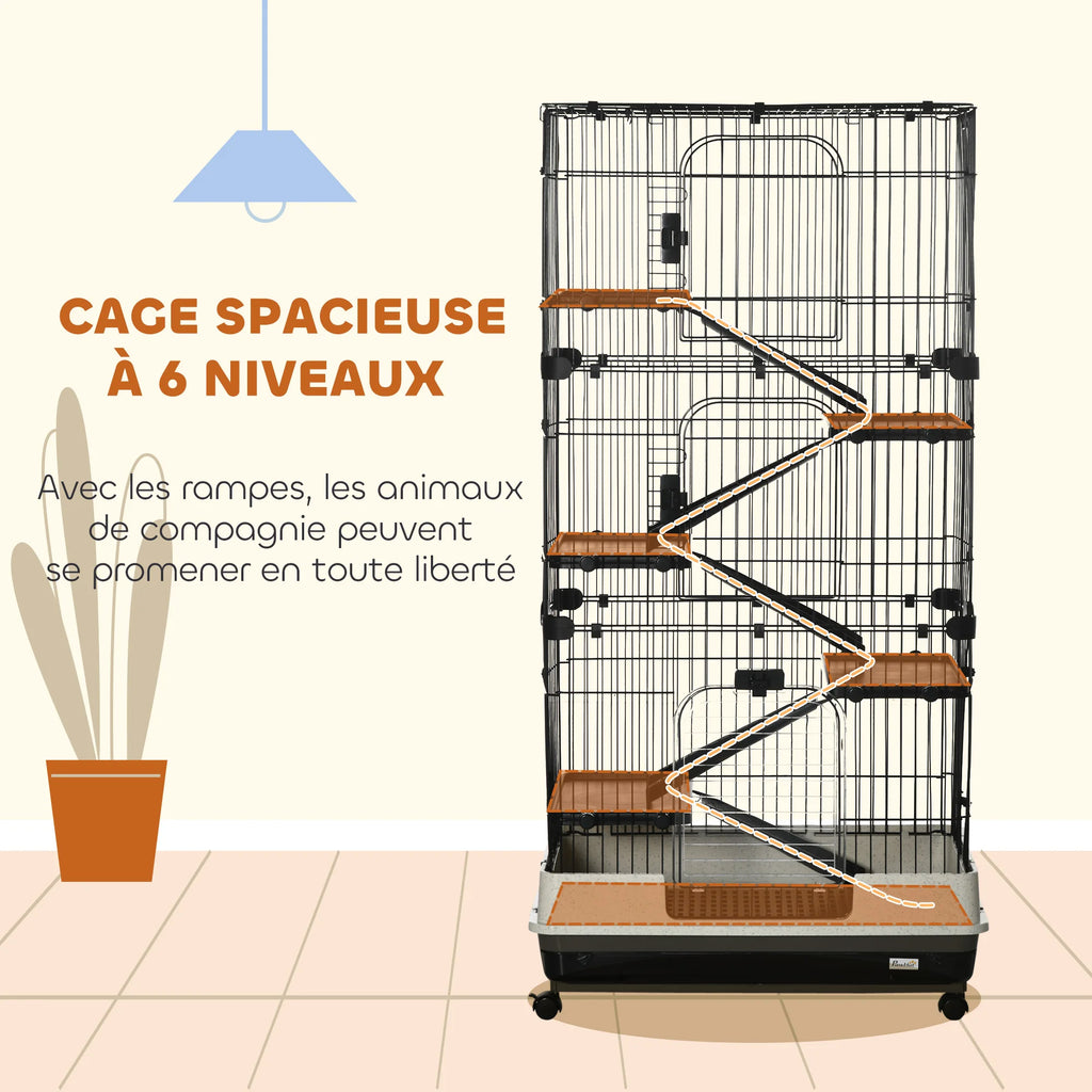 Cage à furet chinchilla ou lapin haute