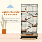 Cage à furet chinchilla ou lapin haute