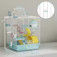 Petite cage équipée pour rongeur