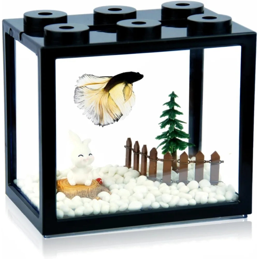 Mini aquarium empilable
