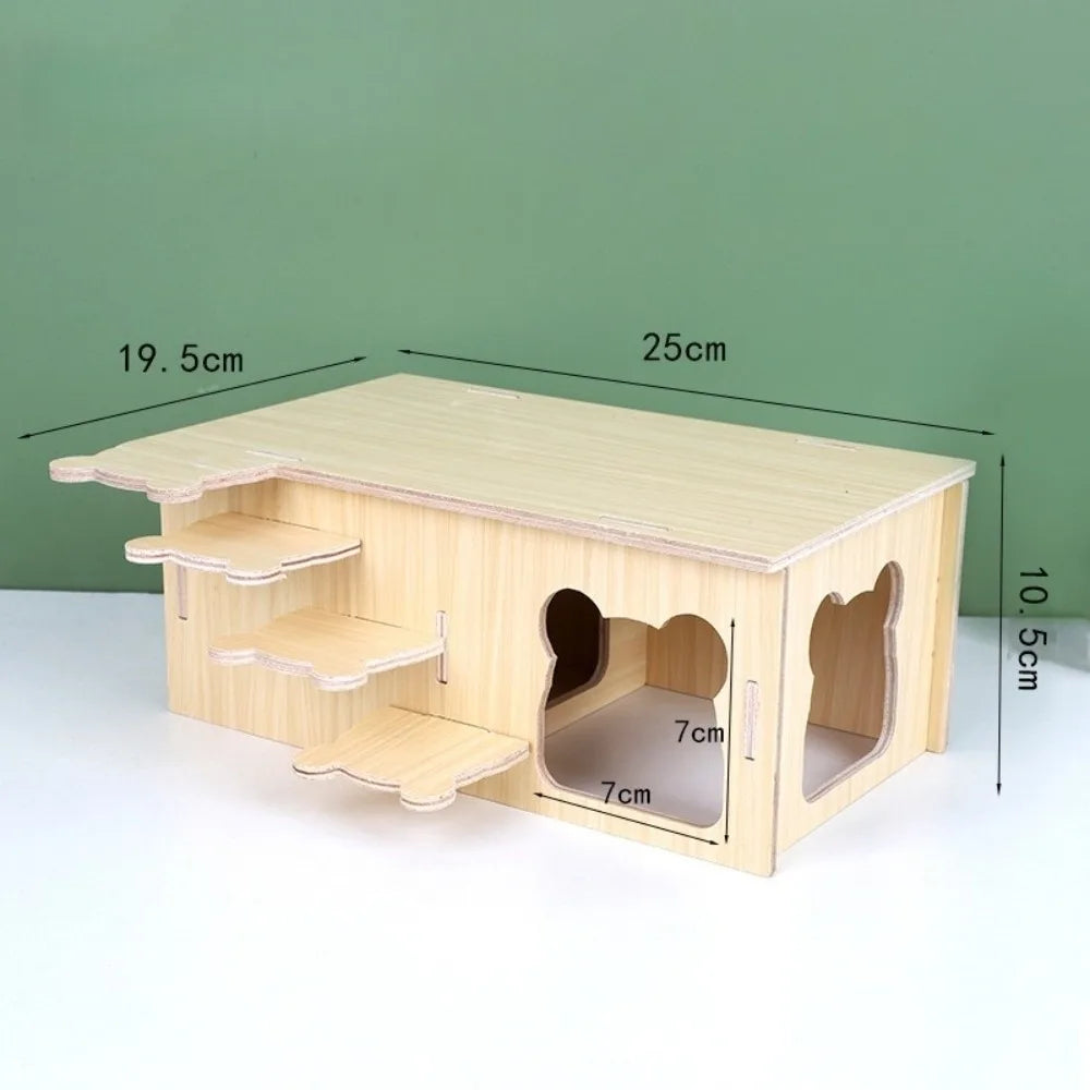 Jouets bois hamster