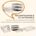 Enclos modulable à 45 panneaux