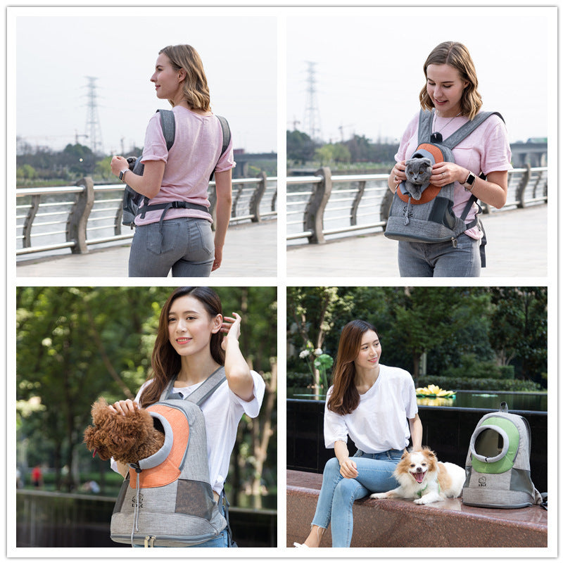 Sac à dos à bretelles porte chien
