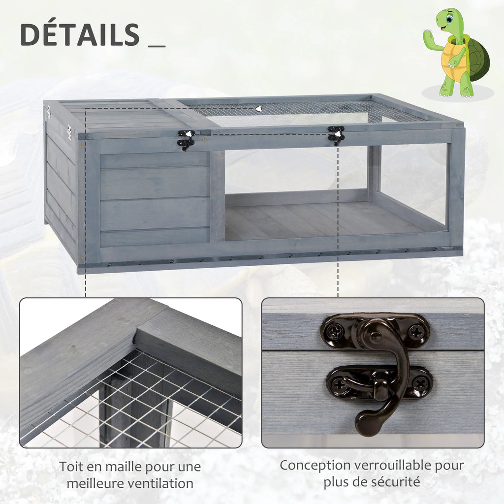 PawHut Maison pour tortues de terre
