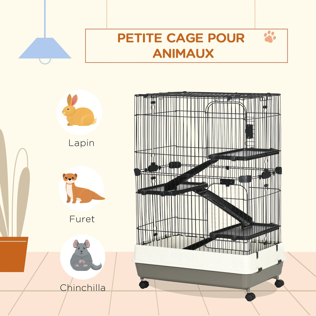 Cage à furet ou chinchilla mi-basse