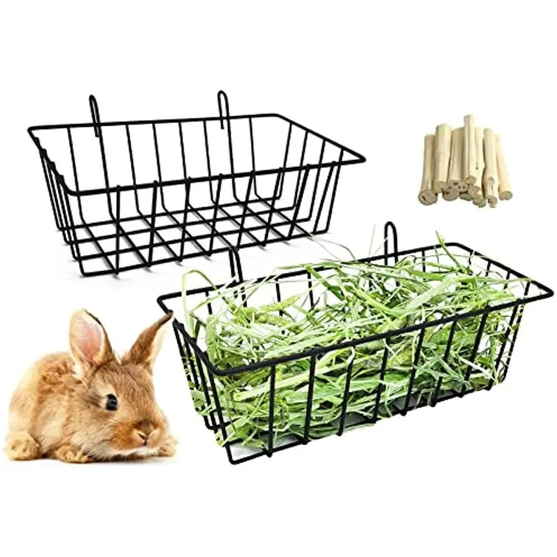 Panier métal pour lapin