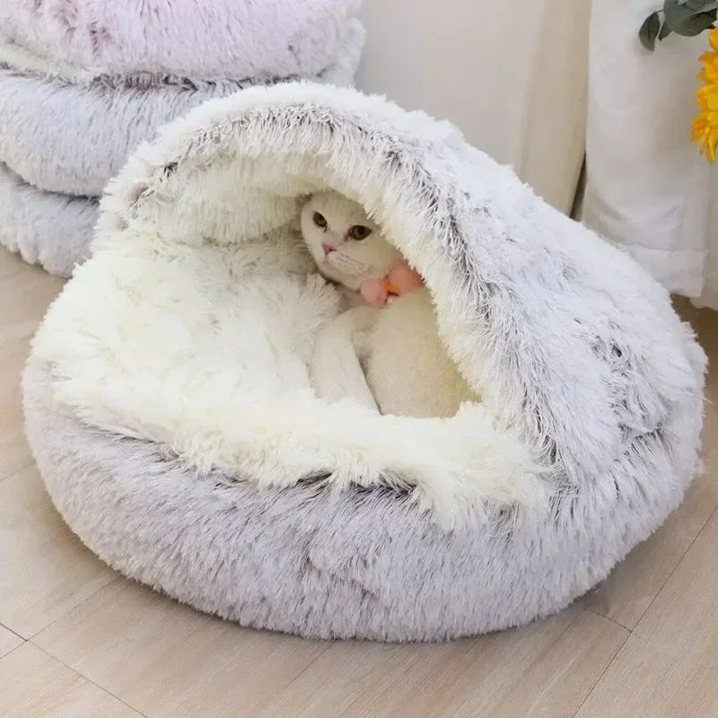 Coussin semi fermé pour chats