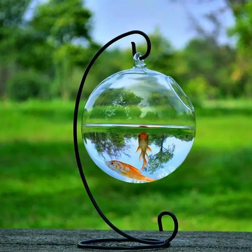 Bocal à poisson suspendu