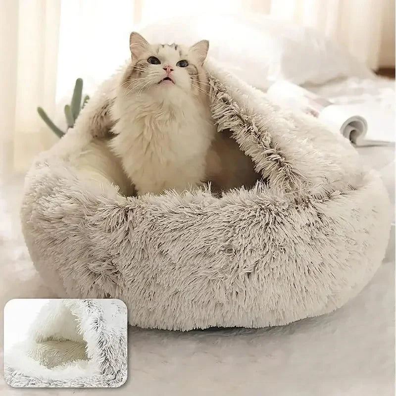 Coussin semi fermé pour chats