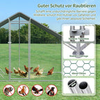 Enclos à poules XXL 3x4x2m