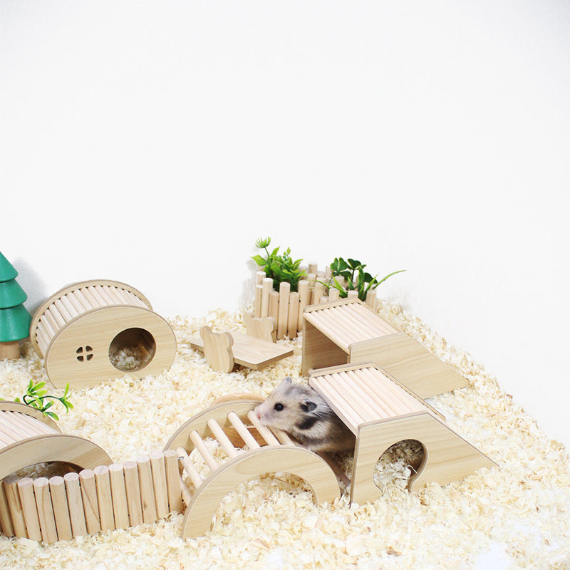 pont en bois hamster