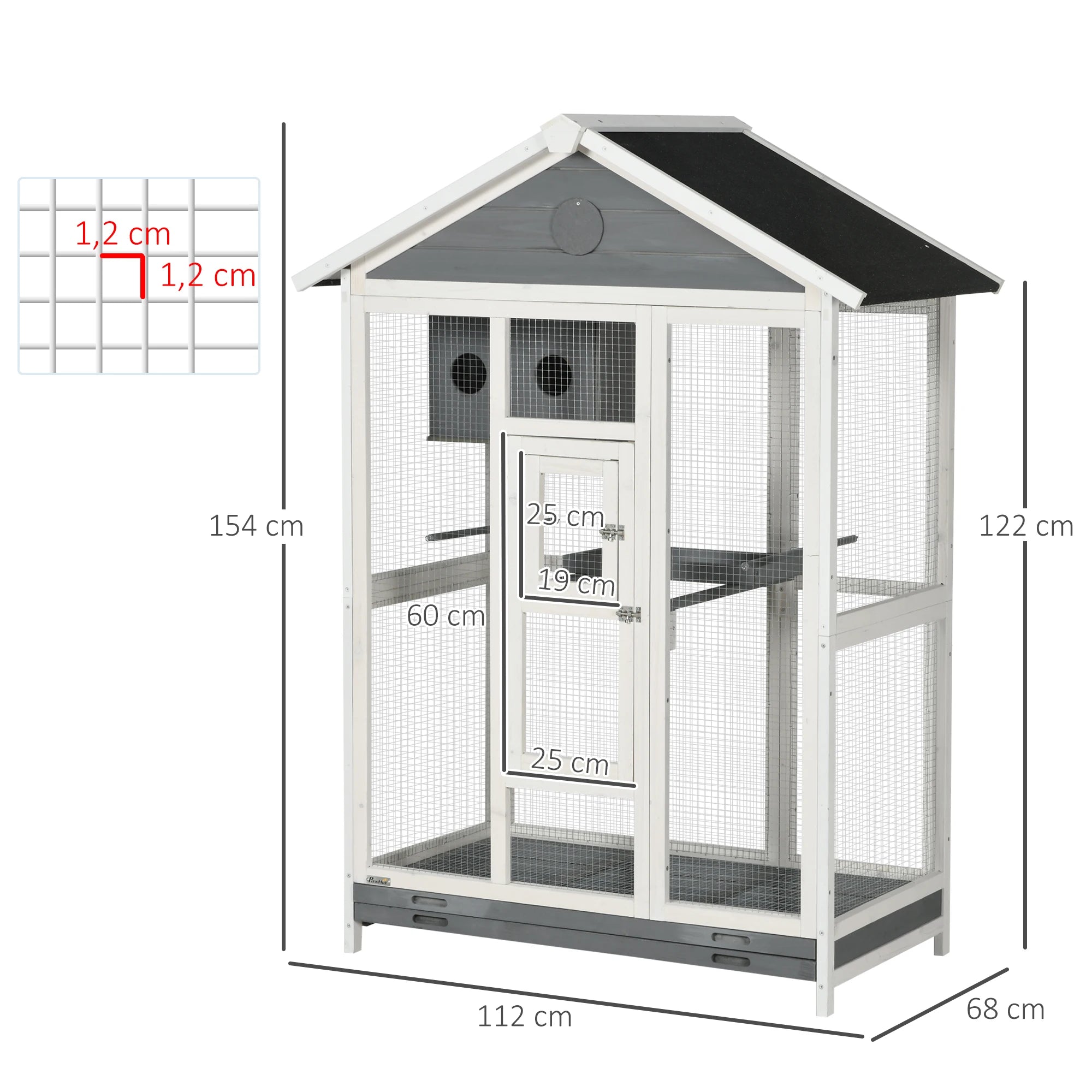 Cage XXL bois, intérieur ou extérieur