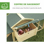 Poulailler modèle chalet multi-équipé